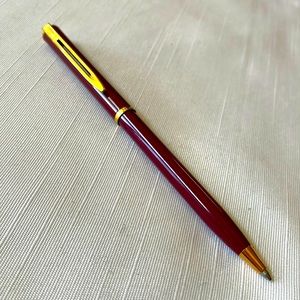 Watermen made in France ball point pen burgundy & gold color